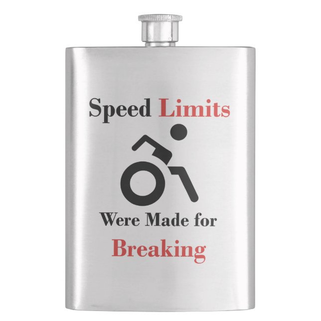 Petaca Se establecieron límites de velocidad para romper (Anverso)