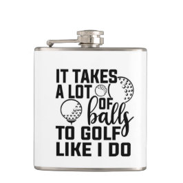 Petaca Se necesitan muchas pelotas para jugar golf como y