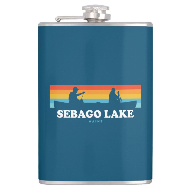 Petaca Sebago Lake Maine Canoe (Anverso)