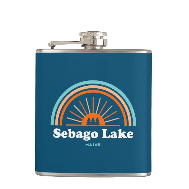 Petaca Sebago Lake Maine Rainbow (Anverso)