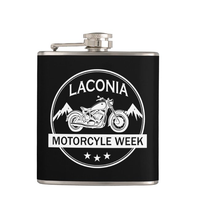 Petaca Semana de Motocicletas de Laconia (Anverso)