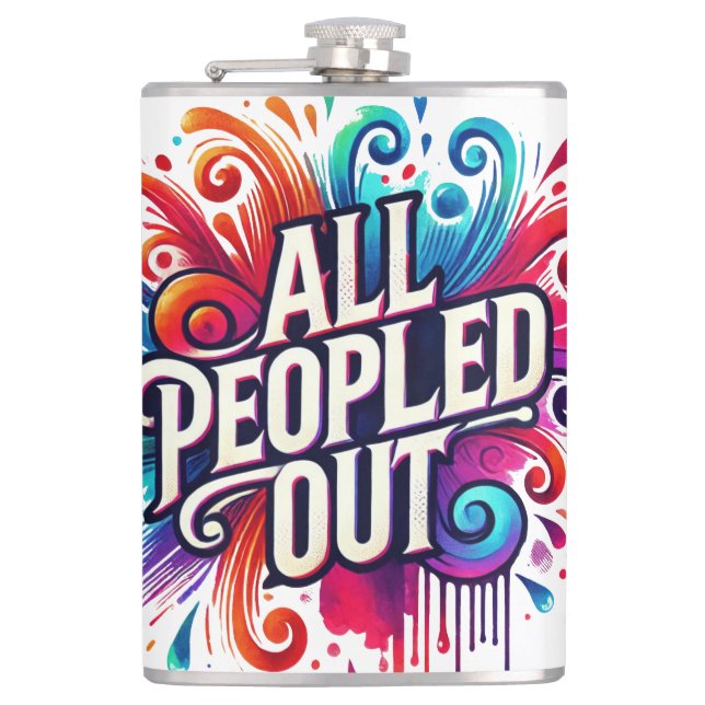 Petaca Sencillo desde su nacimiento, boca inteligente, ti (Anverso)