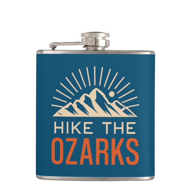 Petaca Senderismo Por El Amanecer De Los Ozarks (Anverso)