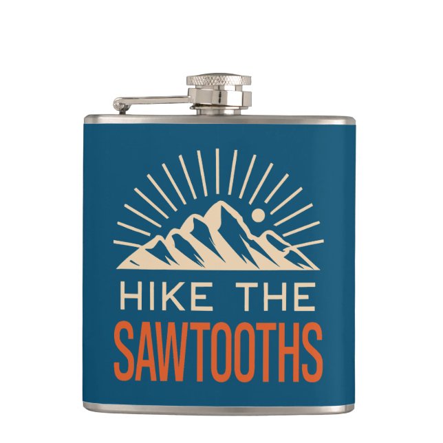 Petaca Senderismo Por El Sawtooths Idaho (Anverso)