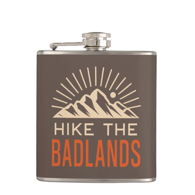 Petaca Senderismo por el Sunburst de Badlands (Anverso)