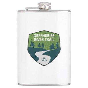 Petaca Sendero del río Greenbrier