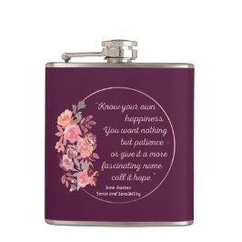 Petaca Sense And Sensibility Quote I - Cute Style
