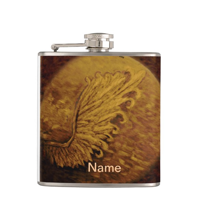 Petaca Sepia Angel Wing Flask (Anverso)