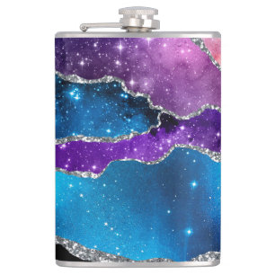 Petaca Serie Galaxy Agate Diseño 7 Frasco