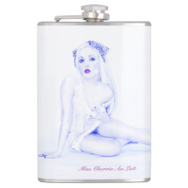 Petaca Sexy Vintage Pinup Glamour Chica Hip Flask Bebe