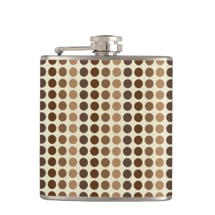 Petaca Shades of Brown Polka Dots by Shirley Taylor