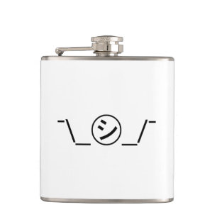 Petaca Shi Kana Shrug Emoticon ¯\_ ㋛_/ Ø Kaomoji japonés