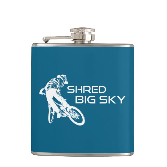 Petaca Shred Big Sky Montana Mountain Bicicleta (Anverso)