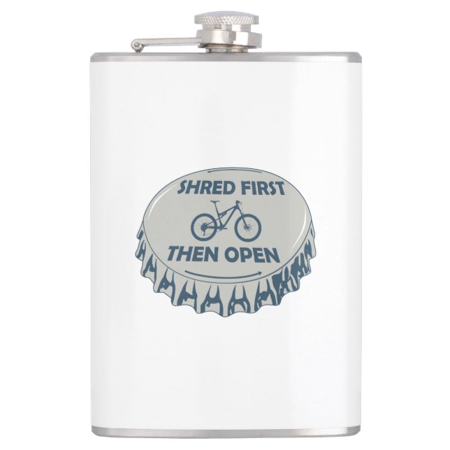 Petaca Shred primero y luego Open Mountain Bicicleta (Anverso)