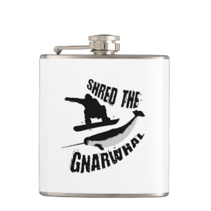 Petaca Shred The Gnarwhal