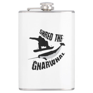 Petaca Shred The Gnarwhal