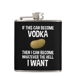 Petaca Si esto puede convertirse en Vodka