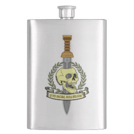 Petaca Si Vis Pacem, Para Bellum.. Skull