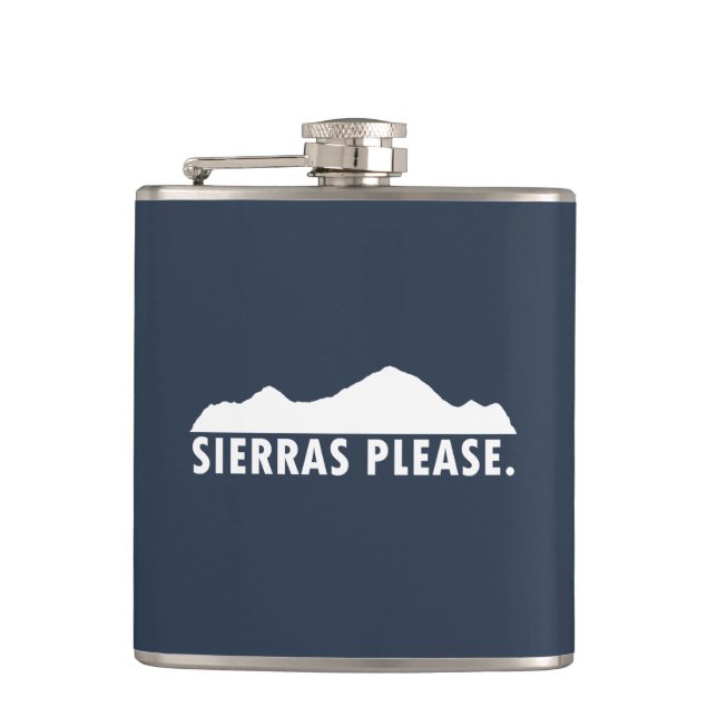 Petaca Sierras Por Favor De Flask (Anverso)
