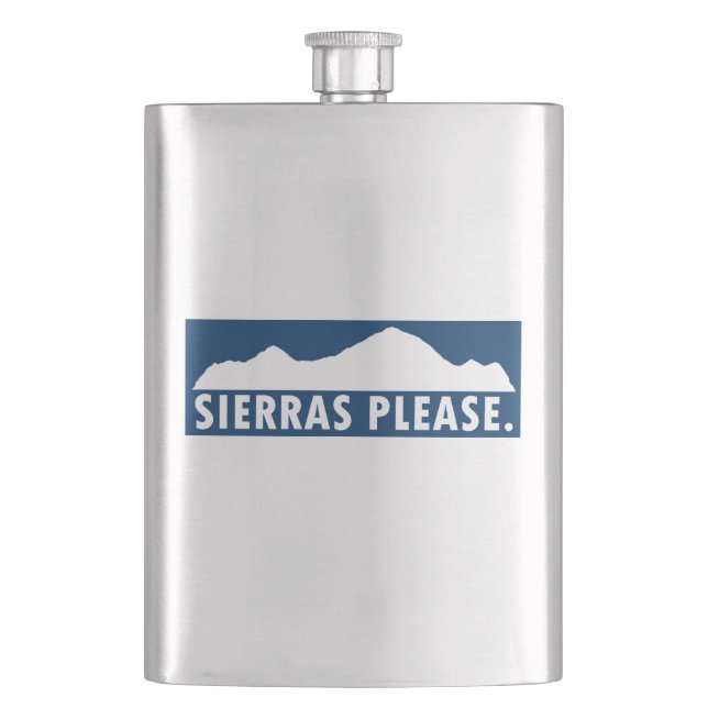 Petaca Sierras Por Favor De Flask (Anverso)