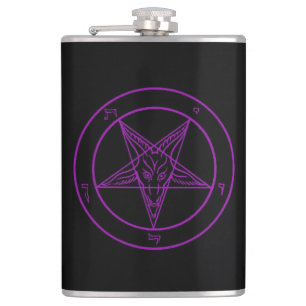 Petaca Sigil Of Baphomet (Púrpura)