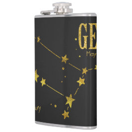 Petaca Signo de estrella de Gemini