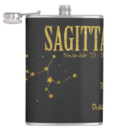 Petaca Signo de estrella de sagittarius