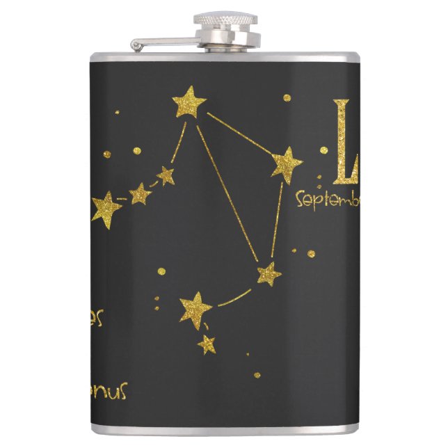 Petaca Signo de estrella libia (Anverso)