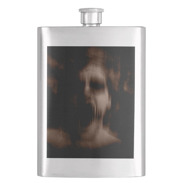 Petaca Silencio de caída (Anverso)