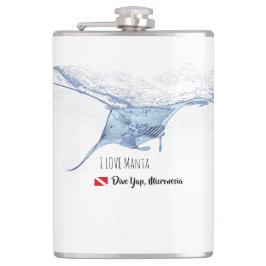 Petaca Silhouette de rayo de manta escarcha de vidrio esm