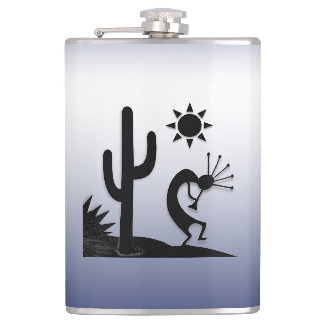 Petaca Silhouette Kokopelli (Anverso)
