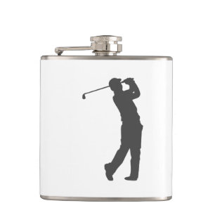 Petaca Silueta de jugador de golf