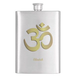 Petaca Símbolo de la yoga de OM (Aum) Namaste