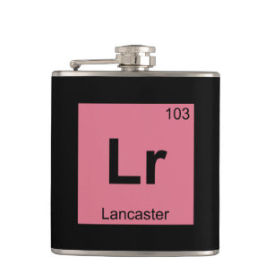 Petaca Símbolo de Química Lr - Lancaster Pennsylvania