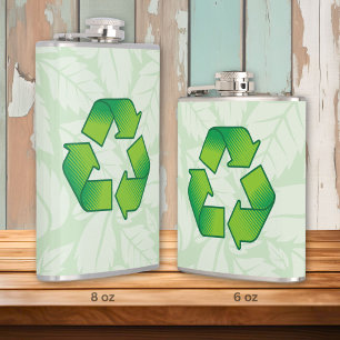 Petaca Símbolo de reciclaje