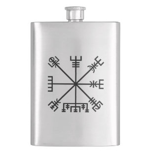 Petaca Símbolo de viking de vegvisir