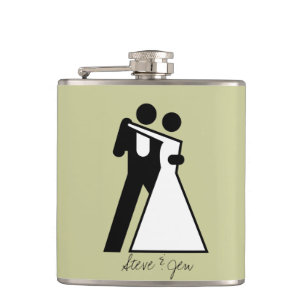 Petaca Símbolo internacional de novia y novio