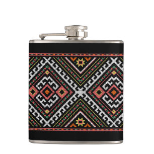 Petaca símbolo rumano folk popular motivos de baile