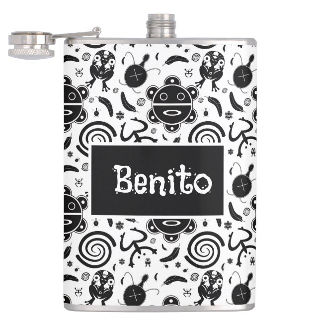 Petaca Símbolos taínos cultura de Puerto Rico (Abierto)