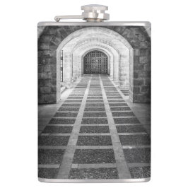 Petaca Simetría en blanco y negro