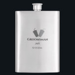 Petaca SIMPLE MINIMAL añade tu nombre regalo personalizad<br><div class="desc">diseño</div>