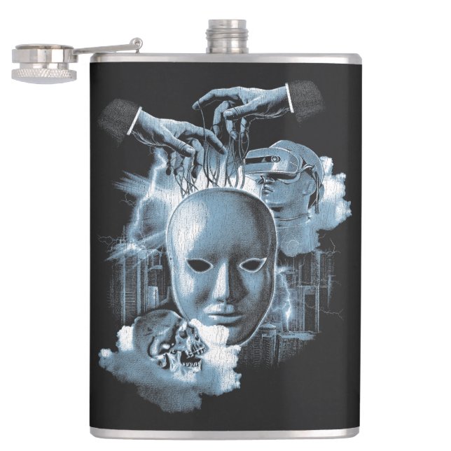 Petaca Sin rostro - Diseño de calzado de Gótico técnico (Abierto)