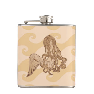 Petaca Sirena sentada