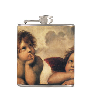 Petaca Sistine Madonna Angels por Raphael Sanzio