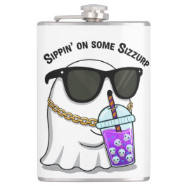 Petaca Sizzurp Ghost Kawaii Flask
