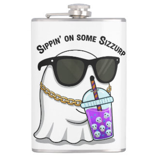 Petaca Sizzurp Ghost Kawaii Flask
