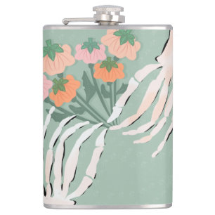 Petaca Skeleton Pumpkin Bouquet Halloween