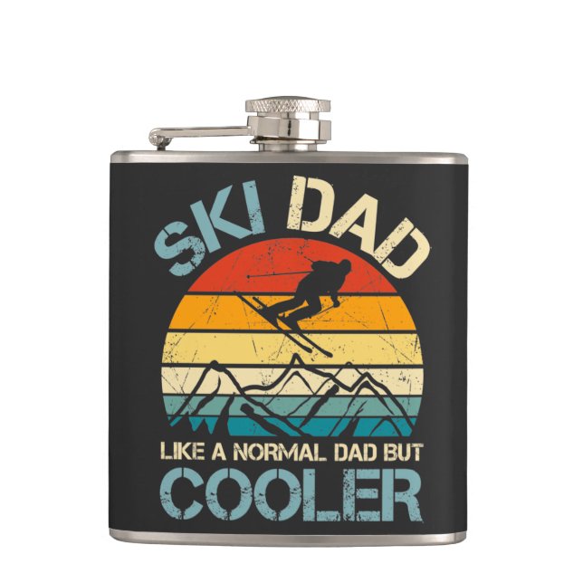 Petaca Ski Dad | Father's Day Gift | Hobbies (Anverso)