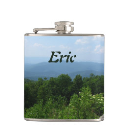 Petaca Skyline Drive de las montañas personalizadas