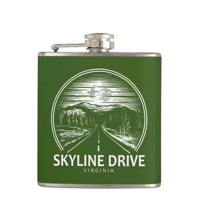 Petaca Skyline Drive Virginia Forest (Anverso)